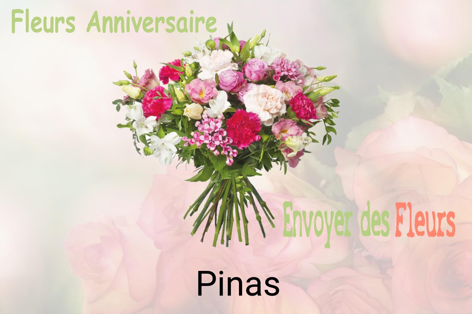 Bouquet de fleurs d’anniversaire livré à Pinas